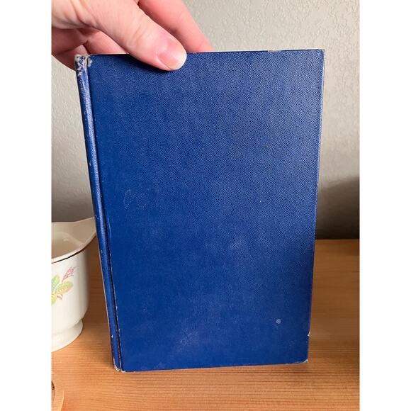 Antique Blue Book Stack: Vintage Teal Book Bundle, Steinbeck, Marquis - Picture 3 of 6